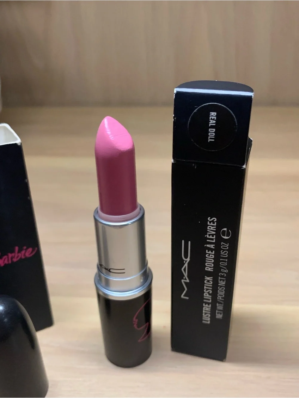 MAC Cosmetics Lustre Lipstick in Pink (Real Doll) - Barbie Edition
